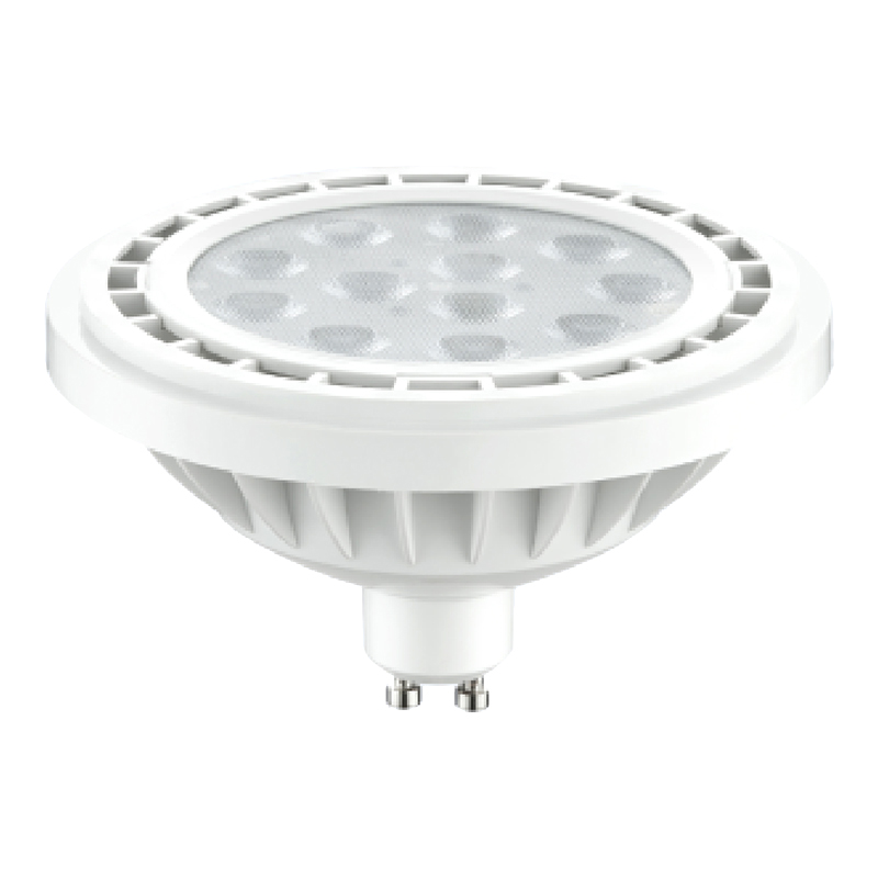 Reflektor LED AR111 z tworzywa sztucznego i aluminium