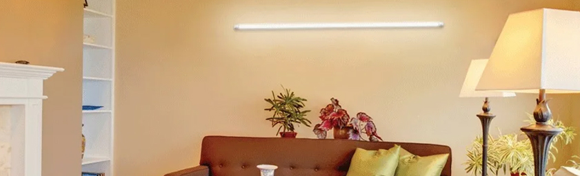 Lampa LED z listwą